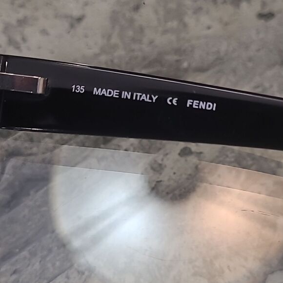 FENDI PERSCRIPTION GLASSES FRAMES BLACK F867 - Picture 5 of 9